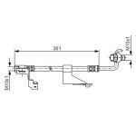 BOSCH Bremsschlauch