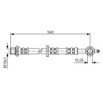 BOSCH Bremsschlauch
