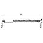 BOSCH Bremsschlauch