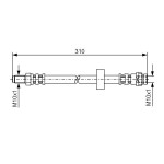 BOSCH Bremsschlauch