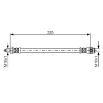 BOSCH Bremsschlauch