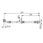 BOSCH Bremsschlauch