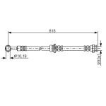BOSCH Bremsschlauch