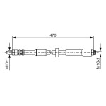 BOSCH Bremsschlauch