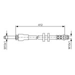 BOSCH Bremsschlauch