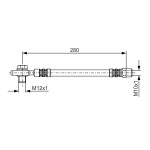 BOSCH Bremsschlauch