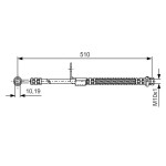 BOSCH Bremsschlauch