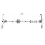 BOSCH Bremsschlauch
