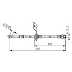 BOSCH Bremsschlauch