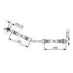 BOSCH Bremsschlauch