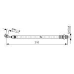 BOSCH Bremsschlauch
