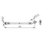 BOSCH Bremsschlauch