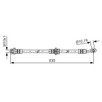 BOSCH Bremsschlauch