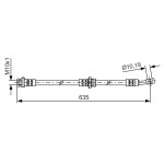 BOSCH Bremsschlauch