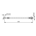 BOSCH Bremsschlauch