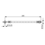 BOSCH Bremsschlauch