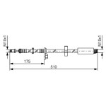 BOSCH Bremsschlauch