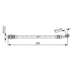 BOSCH Bremsschlauch