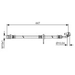 BOSCH Bremsschlauch