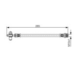 BOSCH Bremsschlauch