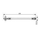 BOSCH Bremsschlauch