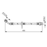 BOSCH Bremsschlauch