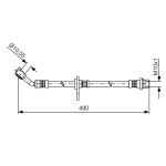 BOSCH Bremsschlauch