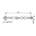 BOSCH Bremsschlauch