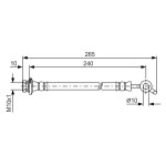 BOSCH Bremsschlauch