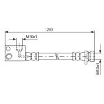 BOSCH Bremsschlauch