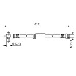 BOSCH Bremsschlauch