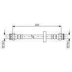 BOSCH Bremsschlauch