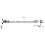 BOSCH Bremsschlauch