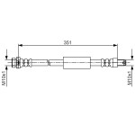 BOSCH Bremsschlauch
