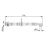 BOSCH Bremsschlauch