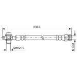 BOSCH Bremsschlauch