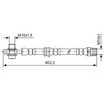 BOSCH Bremsschlauch