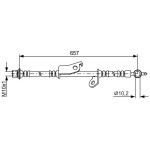 BOSCH Bremsschlauch