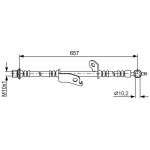 BOSCH Bremsschlauch