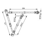 BOSCH Bremsschlauch