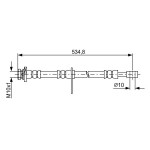 BOSCH Bremsschlauch