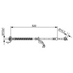 BOSCH Bremsschlauch