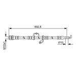 BOSCH Bremsschlauch