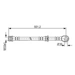 BOSCH Bremsschlauch