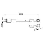 BOSCH Bremsschlauch