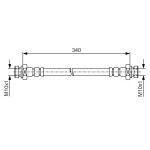 BOSCH Bremsschlauch