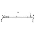BOSCH Bremsschlauch