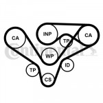 CONTINENTAL CTAM Wasserpumpe + Zahnriemensatz