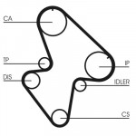 CONTINENTAL CTAM Zahnriemen