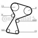 CONTINENTAL CTAM Zahnriemen